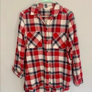 Shop Stevie Plaid button up shirt! Worn twice.